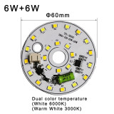 LED Bulb Lamp Chip 3W 6W 12W 18W AC 220V 240V  Smart IC No Need Driver DIY Natural White For led downlight led Spotlight beads
