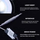 GD 4pcs COB LED Downlight Dimmable 5W 7W 10W 12W 15W COB LED Panel Light AC85-265V Recessed LED Downlights Square With Driver