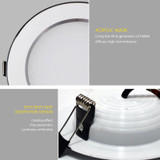 AC/DC 12V 110V Led Downlight 5W 7W 9W 12W 15W 18W Ceiling Recessed Grid Downlights Round Lamp