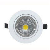Dimmable LED Downlight 10pcs/lot 5W 7W 9W 12W 85-265V COB LED spot light COB Spot Recessed lamp Light Bulb