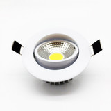 Dimmable LED Downlight 10pcs/lot 5W 7W 9W 12W 85-265V COB LED spot light COB Spot Recessed lamp Light Bulb