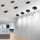 High quality super bright surface mounted LED dimmable downlights 10W 15W 20W 30W 40W 60W AC85-265V COB ceiling lamp spot lights