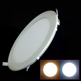 Dimmable Ultra thin 10pcs/lot 3W/4W/6W/9W/12W/15W/25W LED Ceiling Recessed Grid Downlight/Slim Round Panel Light
