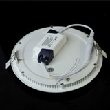Dimmable Ultra thin 10pcs/lot 3W/4W/6W/9W/12W/15W/25W LED Ceiling Recessed Grid Downlight/Slim Round Panel Light