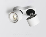 Dimmable Folding Rotating 360° LED Downlights 14W/20W/30W COB LED Ceiling Spot Lights AC85~265V LED Wall Lamps Indoor Lighting