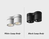 Dimmable Folding Rotating 360° LED Downlights 14W 20W 30W COB LED Ceiling Spot Lights AC85~265V LED Wall Lamps Indoor Lighting