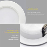 Dimmable Waterproof LED Recessed Downlight 5W 7W 9W 12W 15W LED Spot Light Ceiling Lamp Home Lighting AC 220V For Bathroom lamp Dimmable Waterproof LED Recessed Downlight 5W 7W 9W 12W 15W LED Spot Light Ceiling Lamp Home Lighting AC 220V For Bathroom lamp