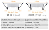 Dimmable Waterproof LED Recessed Downlight 5W 7W 9W 12W 15W LED Spot Light Ceiling Lamp Home Lighting AC 220V For Bathroom lamp Dimmable Waterproof LED Recessed Downlight 5W 7W 9W 12W 15W LED Spot Light Ceiling Lamp Home Lighting AC 220V For Bathroom lamp