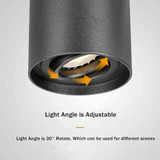 LED Downlight 5W 7W Replaceable GU10 LED Bulb Surface Mounted LED COB Downlight Cold/Warm White for Living Room Kitchen LED Ceiling Spot Light
