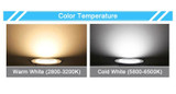 LED 4PCS Dimmable Waterproof LED Down lights 5W 7W 9W 12W 15W Downlight spot light Outdoor Ceiling Lamp For Bathroom Bulb