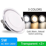 LED Downlight 10PCS Downlight 3w 5w spot led lights 3000k 4500K 6000K AC 220V-240V led Downlight Kitchen living room Indoor recessed lighting