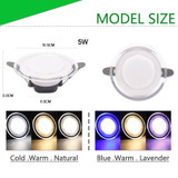 LED Downlight 10PCS Downlight 3w 5w spot led lights 3000k 4500K 6000K AC 220V-240V led Downlight Kitchen living room Indoor recessed lighting