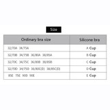 OUBINEW Fly Bra Strapless Silicone Push Up Invisible Bra Self Adhesive Backless Bralette Plus Size Seamless Bras Women Intimates