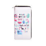 OSWEGO Cartoon Printed Unicorn Women Long Wallet Female Long Clutch Zipper Coin Purse Card Holder Phone Bag Portefeuille femme