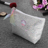 Osmond Hologram Laser Cosmetic Bags Women Makeup Bag Shining Polyester Cosmetic Cases Fashion Cute Cartoon Pouch Travel Case