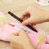 Osmond Cute 3D Unicorns Cosmetic Bags Cotton Makeup Case Women Storage Organizers Lovely Cartoon Animal Pencil Case For Child