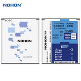Original NOHON Battery For Samsung GALAXY S4 SIV I9500 I9505 I9508 Lithium Battery Bateria Batarya With NFC B600BE Real 2600mAh