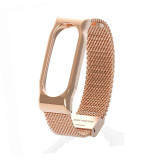 Original mijobs Metal Strap For Xiaomi Mi Band 2 Screwless Stainless Steel Bracelet Wristbands Replace Accessories For Mi Band 2