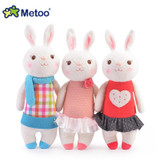 Original METOO Tiramisu rabbit dolls plush kids toys 8 style,35cm Bunny Stuffed Animal Lamy Rabbit Toy gifts with gift box