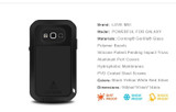 Original LOVE MEI Life Waterproof Armor Metal Case For Samsung Galaxy S3 S4 S5 S6 S7 Note 3 4 5 A3 A5 A7 A9 Alpha Cover