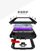 Original LOVE MEI Capa For Galaxy A3 A5 2017 Waterproof Powerful Metal+Silicone Case for SAMSUNG Galaxy A3 A310 A5 A500 A7 S7 S8