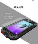 Original LOVE MEI Capa For Galaxy A3 A5 2017 Waterproof Powerful Metal+Silicone Case for SAMSUNG Galaxy A3 A310 A5 A500 A7 S7 S8