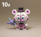 Original imperfect Funko Mystery Minis: Midnight Five Nights at Freddy Bear Vinyl Action Figure Collectible Model Loose Toy