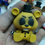 Original imperfect Funko Mystery Minis: Midnight Five Nights at Freddy Bear Vinyl Action Figure Collectible Model Loose Toy