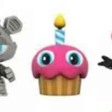 Original imperfect Funko Mystery Minis: Midnight Five Nights at Freddy Bear Vinyl Action Figure Collectible Model Loose Toy