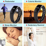 Original ID107 Heart Rate Smart Bracelet Watch Heart Rate Monitor Smart Band Wireless Fitness Tracker Wristband for Android iOS