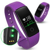 Original ID107 Heart Rate Smart Bracelet Watch Heart Rate Monitor Smart Band Wireless Fitness Tracker Wristband for Android iOS