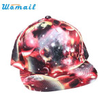 Hat Flower Hip-Hop Baseball Cap Outdoors Flat Snapback Hat