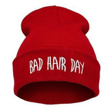 Hat 1PC Winter Bad Hair Day Beanie Cap Men Hat Beanie Knitted Hiphop Winter Hats For Women Fashion Warm Caps Mask DP671503