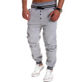Harem Pants New Style Fashion Skinny Sweatpants Leisure Pants Trousers Drop Crotch Leisure Pants Men Joggers Sarouel
