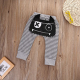 Harem Pants Casual Cute Kids Baby Boys Girls Bottoms Monster Trousers Baby Boy Pants 0-2Y Harem Pants Casual Cute Kids Baby Boys Girls Bottoms Monster Trousers Baby Boy Pants 0-2Y