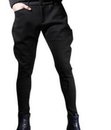 Harem pants casual pants men slim skinny pants trousers all-match plus velvet thickening feet pants singers stage pant costume!!