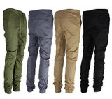 Harem Pants Men Casual Men's Twill Jogger Pants Urban Hip Hop Trousers Slim Fit Elastic