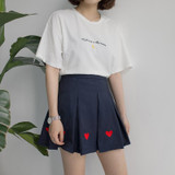 Harajuku Women Tshirts 2018 New Cute Moon Embroidery Printed Short Sleeve T-shirt Woman Summer All-match Casual Tops