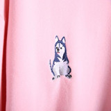 harajuku sweatshirt women 2018 korean style autumn husky puppy cute winter embroidery Shiba Inu puppies kawaii dog hoodies women