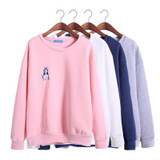 harajuku sweatshirt women 2018 korean style autumn husky puppy cute winter embroidery Shiba Inu puppies kawaii dog hoodies women
