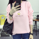 Harajuku Style Sweatshirts Streetwear Hoodie Women's Pullover Autumn Winter Thick Cashmere Hoodies Female Women Sudaderas Top