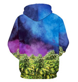 harajuku style coral hipster cat Hoodie women/men printed hoodies Weed Leaf Sweatshirts 3d Long sleeve shirts Free shipping
