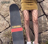 Harajuku Punk Mesh Sexy Holes Women's Black Legging