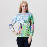 Harajuku Moleton Anime 3D Hoodies Outerwear Men/Womens Cartoon Hoodie Loose Hooded Sweatshirt Sudaderas Mujer Felpe Donna