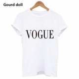 Harajuku Fashion VOGUE Letter Printed T-Shirts Women Tops Tee t shirt Women For Female tumblr Black/White kawaii Short Sleeve Harajuku Fashion VOGUE Letter Printed T-Shirts Women Tops Tee t shirt Women For Female tumblr Black/White kawaii Short Sleeve