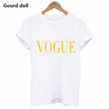 Harajuku Fashion VOGUE Letter Printed T-Shirts Women Tops Tee t shirt Women For Female tumblr Black/White kawaii Short Sleeve Harajuku Fashion VOGUE Letter Printed T-Shirts Women Tops Tee t shirt Women For Female tumblr Black/White kawaii Short Sleeve