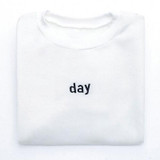 Harajuku Embroidered Day&amp;Night Womens Hoodies Pullover Sweatshirt Fashion Women's Sweatshirts Svitshot Women's Tracksuits Tops