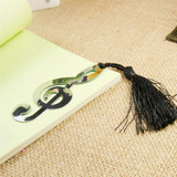 Happy Sale bestselling Music Note Alloy Bookmark Novelty Ducument Book Marker Label Stationery oct1024
