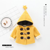 NGMZT Cute Hooded Clothes Coat New Spring Jackets for Girls Autumn Warm Kids Outerwear Children Clothing Baby Windbreakers