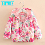 Next 2017 New Spring Baby Coat And Jacket For Girls Cartoon Graffiti Hooded Windbreaker For Girls Clothes Full Sleeve Outerwear